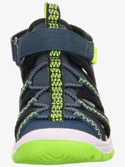 Sandaler & Klipklapper|Superfit Tornado Light Sandaler, Blå/Grøn