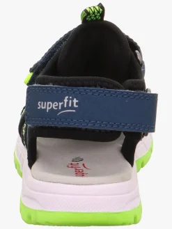 Sandaler & Klipklapper|Superfit Tornado Light Sandaler, Blå/Grøn