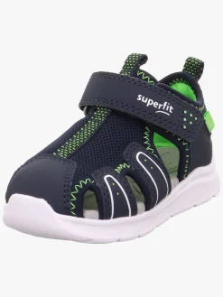 Børn Superfit Sandaler & Klipklapper-Wave Sandaler, Blå/Lysegrøn
