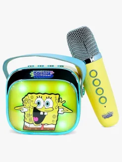 OTLTechnologies Elektronik & Media-SvampeBob Firkant Popsing Karaokesæt med LED-lys