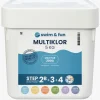 SwimFun Swim & Fun Stabiliseret Klor 25 stk x 200 gram