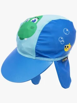 Uv & Strand|Swimpy Bolibompa UV-Hat, Lyseblå/Mørkeblå Blå