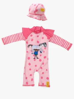Børn Swimpy Pippi UV-Sæt, Pink