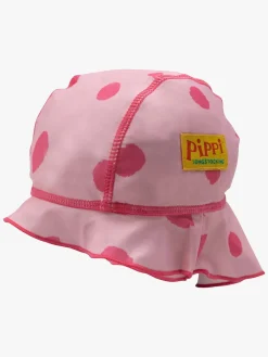 Uv & Strand|Swimpy UV-hat Pippi Langstrømpe, Lyserød
