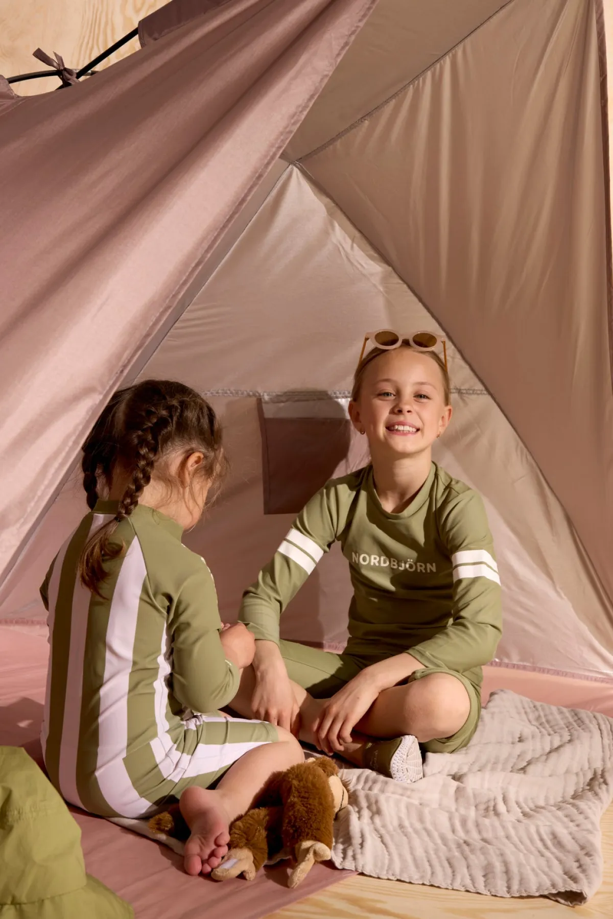 Børn Swimpy Uv & Strand-UV-Telt XL, Pink