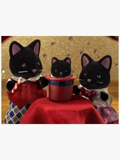 SylvanianFamilies Legetøjsfigurer-Sylvanian Families Figursæt Familien Midnatskat
