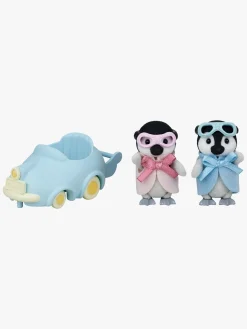 SylvanianFamilies Dukker & Bamser-Sylvanian Families Figursæt Penguin Babies Ride ‘n Play