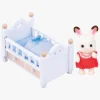 SylvanianFamilies Sylvanian Families Figursæt Chokoladekaninbaby med Seng