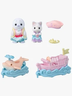 SylvanianFamilies Sylvanian Families Legesæt Forlystelsespark Båd & Vogn