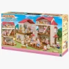 SylvanianFamilies Sylvanian Families Red Roof Country Home Dukkehus Hemmeligt Legeværelse På Loftet