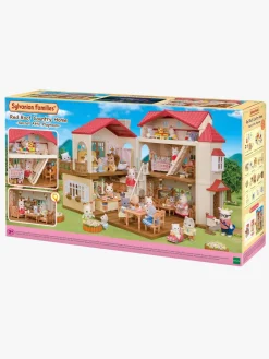 SylvanianFamilies Sylvanian Families Red Roof Country Home Dukkehus Hemmeligt Legeværelse På Loftet
