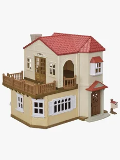 SylvanianFamilies Sylvanian Families Red Roof Country Home Dukkehus Hemmeligt Legeværelse På Loftet