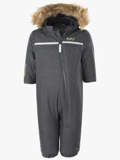 Børn TDLR Charlie Babyflyverdragt, Dark Grey Melange