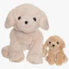 Teddykompaniet Dukker & Bamser-Bamse Hunden Tess med Hundehvalp