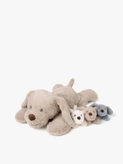 Teddykompaniet Dukker & Bamser-Bamse Hund med Hundehvalpe