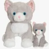 Teddykompaniet Dukker & Bamser-Bamse Katten Tuva med Kattekilling