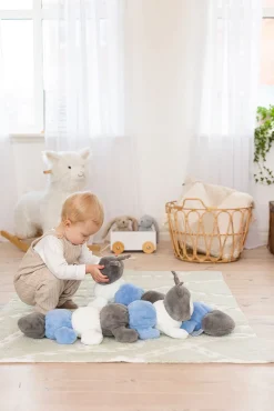 Teddykompaniet Dukker & Bamser-Bamse Tusindben 60 cm, Blå