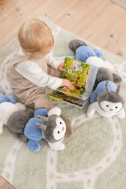Teddykompaniet Dukker & Bamser-Bamse Tusindben 60 cm, Blå