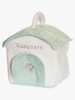 Dukker & Bamser|Teddykompaniet Teddy Cats Legesæt Grøn/Grå