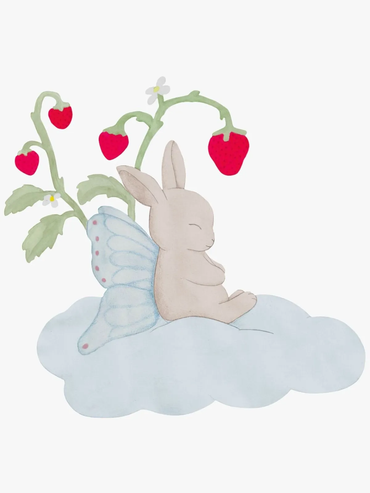 Børn Thatsmine That's Mine Vægklistermærke Strawberry Dreams