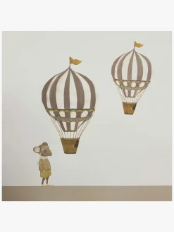Børn Thatsmine Interiør-That's Mine Wallsticker Retro Lille Luftballon, Brun
