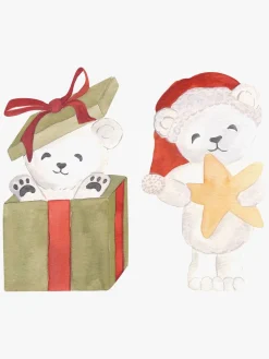 Børn Thatsmine Interiør-That's Mine Wallstickers, Santa Bears