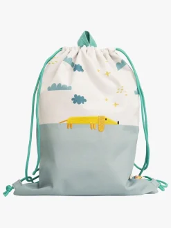 Tasker|TheCottonCloud The Cotton Cloud Gymnastikpose, Flying Dog Blå/Hvid