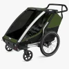 Aktivitetsvogne|Thule Chariot Cab 2 Cykelanhænger, Cypress Green