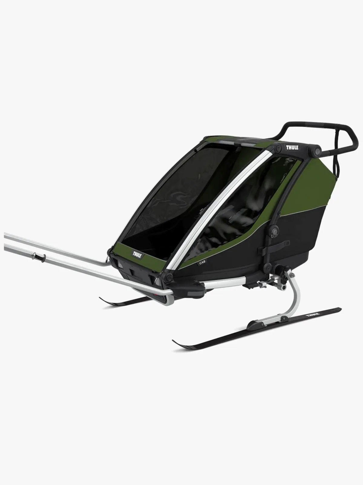 Aktivitetsvogne|Thule Chariot Cab 2 Cykelanhænger, Cypress Green