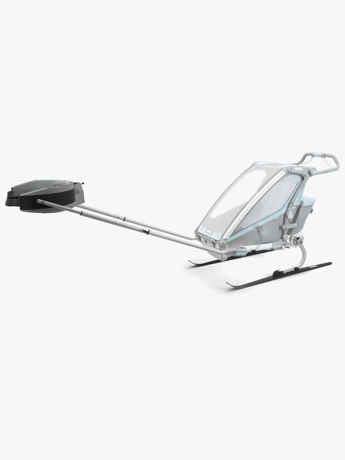 Aktivitetsvogne|Thule Chariot Cab 2 Cykelanhænger inkl. Ski- og Vandresæt, Cypress Green