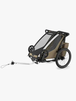 Thule Chariot Cross 1 Cykelanhænger inkl. Skisæt, Khaki G3