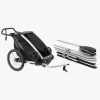 Aktivitetsvogne|Thule Chariot Lite 1 Cykelanhænger inkl. Ski- og Vandresæt, Agave
