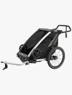 Aktivitetsvogne|Thule Chariot Lite 1 Cykelanhænger inkl. Ski- og Vandresæt, Agave