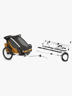 Thule Chariot Sport 2 Cykelanhænger inkl. Skisæt, Natural Gold G3
