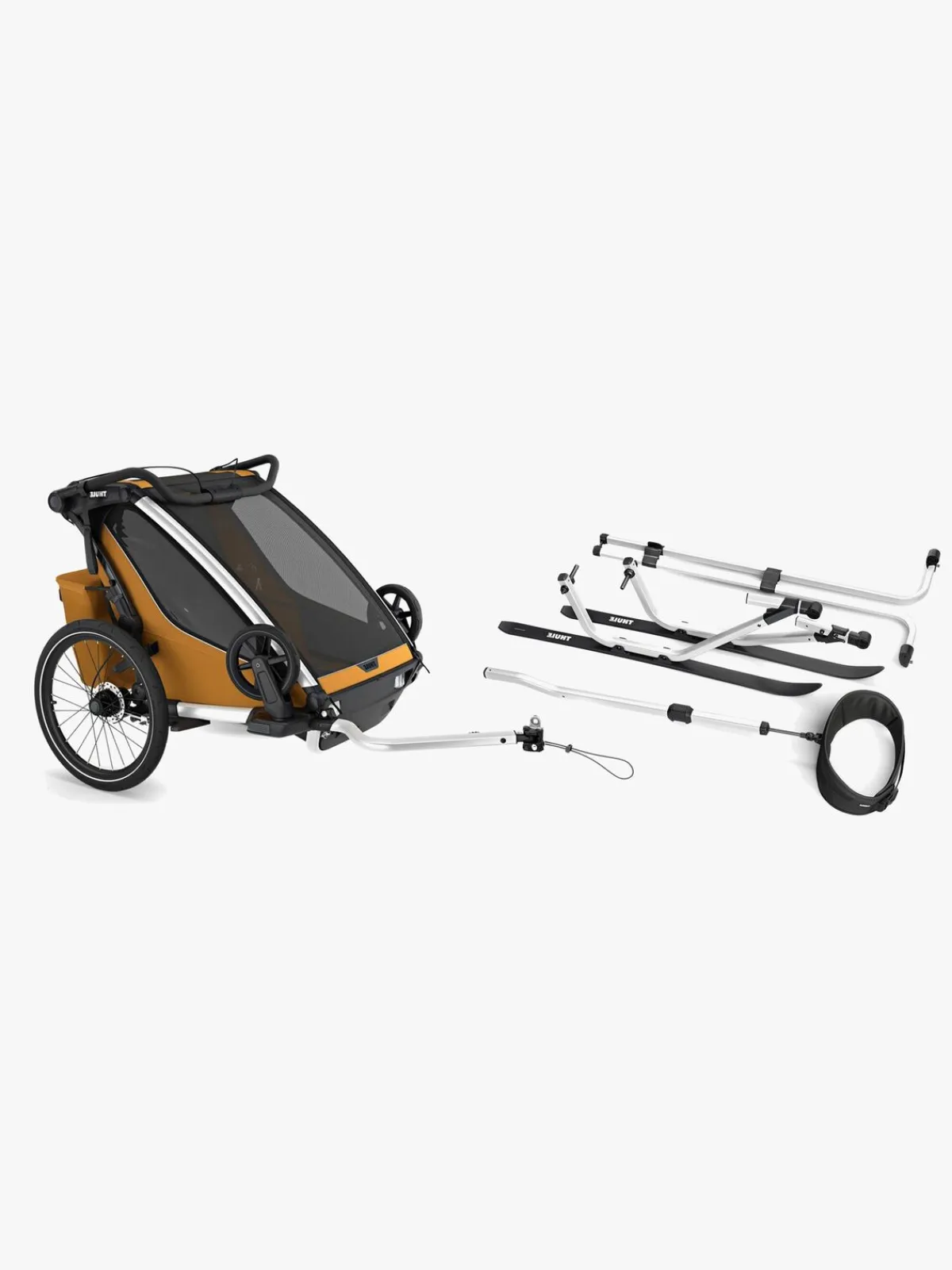 Thule Chariot Sport 2 Cykelanhænger inkl. Skisæt, Natural Gold G3