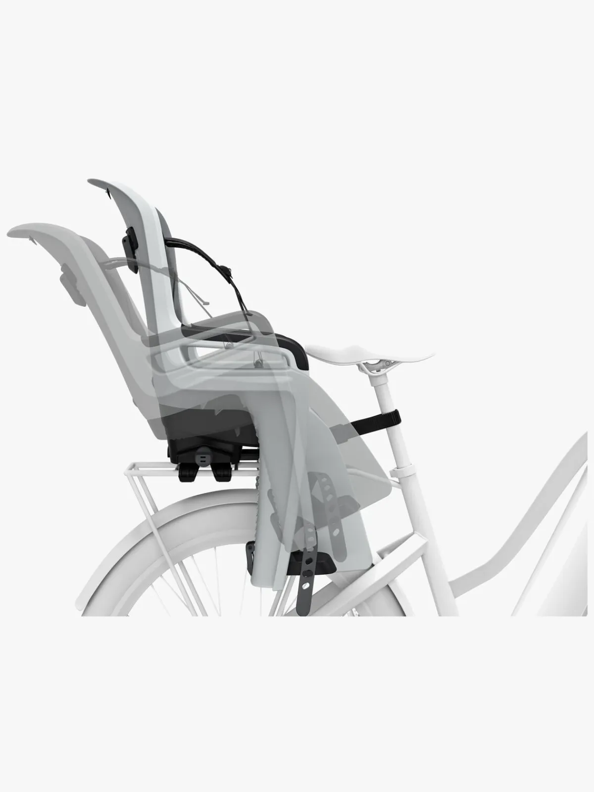 Thule Cykler-Ride Along 2 Rack Mount Cykelstol, Light Gray