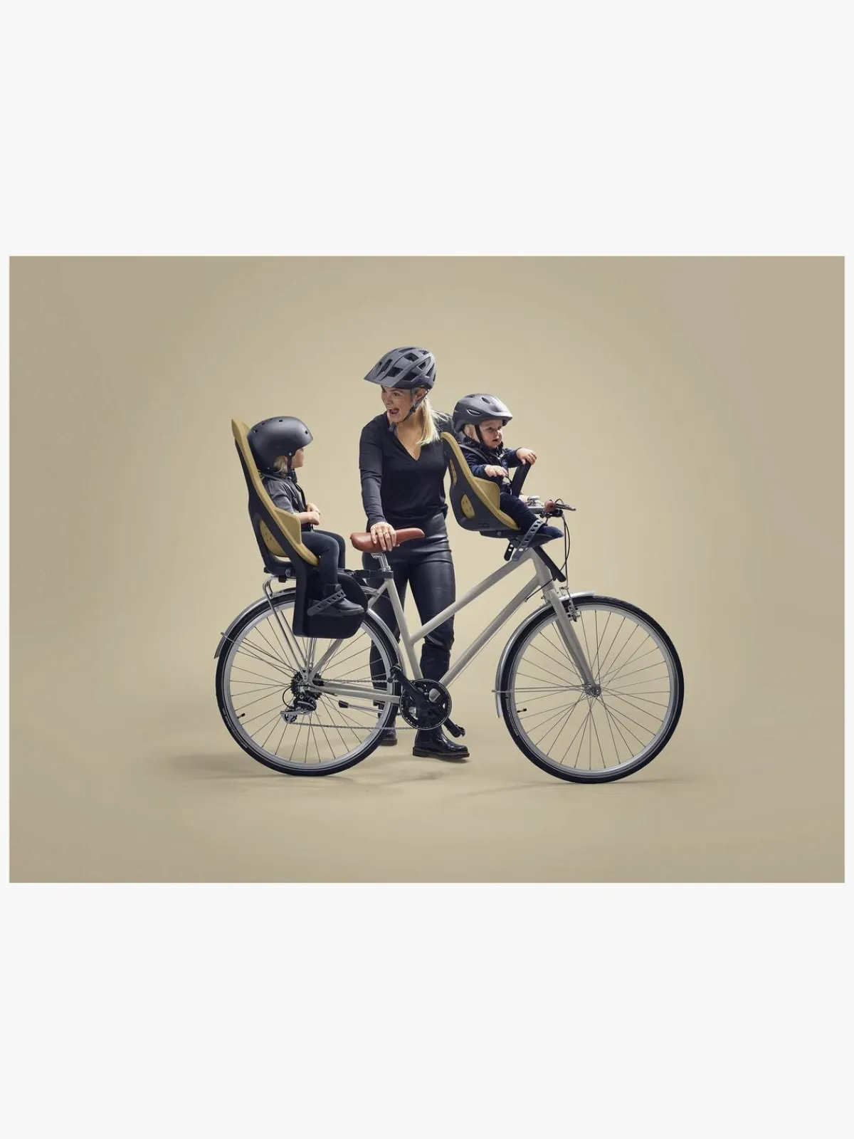 Thule Cykler-Yepp 2 Maxi Frame Mount Cykelstol, Fennel Tan