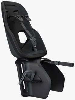 Thule Cykler-Yepp Nexxt 2 Maxi Rack Mount Cykelstol inkl. Regnslag, Midnight Black