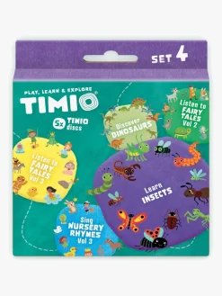 TIMIO Lærerig Leg-Skivepakke 4, Rimer Eventyr & Dyr 5-i-1