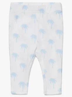 Børn TinyTreasure Underdele-Tiny Treasure Lexi Leggings 2-pak, Blue/Palm
