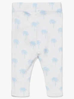 Børn TinyTreasure Underdele-Tiny Treasure Lexi Leggings 2-pak, Blue/Palm
