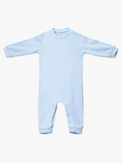 Børn TinyTreasure Heldragter-Tiny Treasure Maxime Heldragt 2-pak, Baby Blue