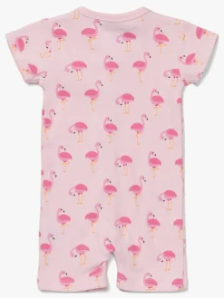 Børn TinyTreasure Heldragter-Tiny Treasure Summer Heldragt 2-pak, Pink/Flamingo