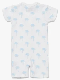 Børn TinyTreasure Heldragter-Tiny Treasure Summer Heldragt 2-pak, White/Palm