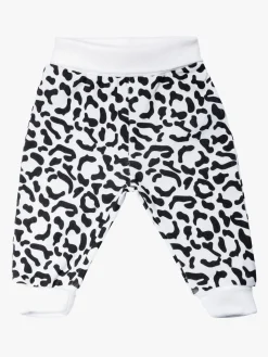 Børn TinyTreasure Tiny Treasure Willow Bukser 2-pak, White/Leo