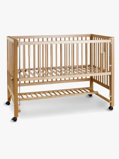 Børn tiSsi XXL Bedside Crib HAJO 120x60, Natur