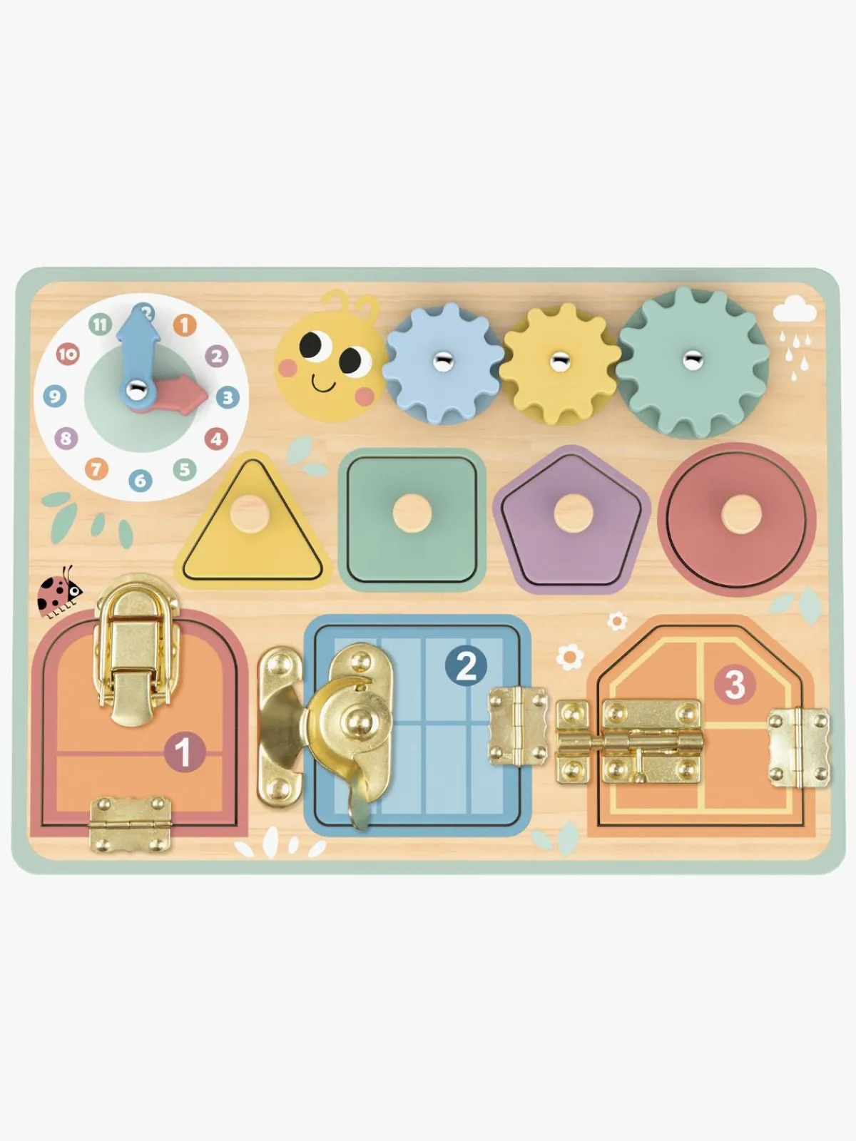 Babylegetøj|TookyToy Tooky Toy Busy Board Aktivitetslegetøj