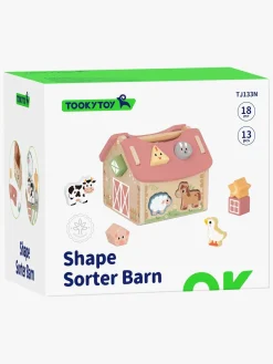 TookyToy Trælegetøj-Tooky Toy Farm House Puttekasse