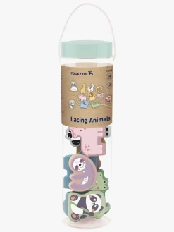 TookyToy Tooky Toy Lacing Animals Aktivitetslegetøj