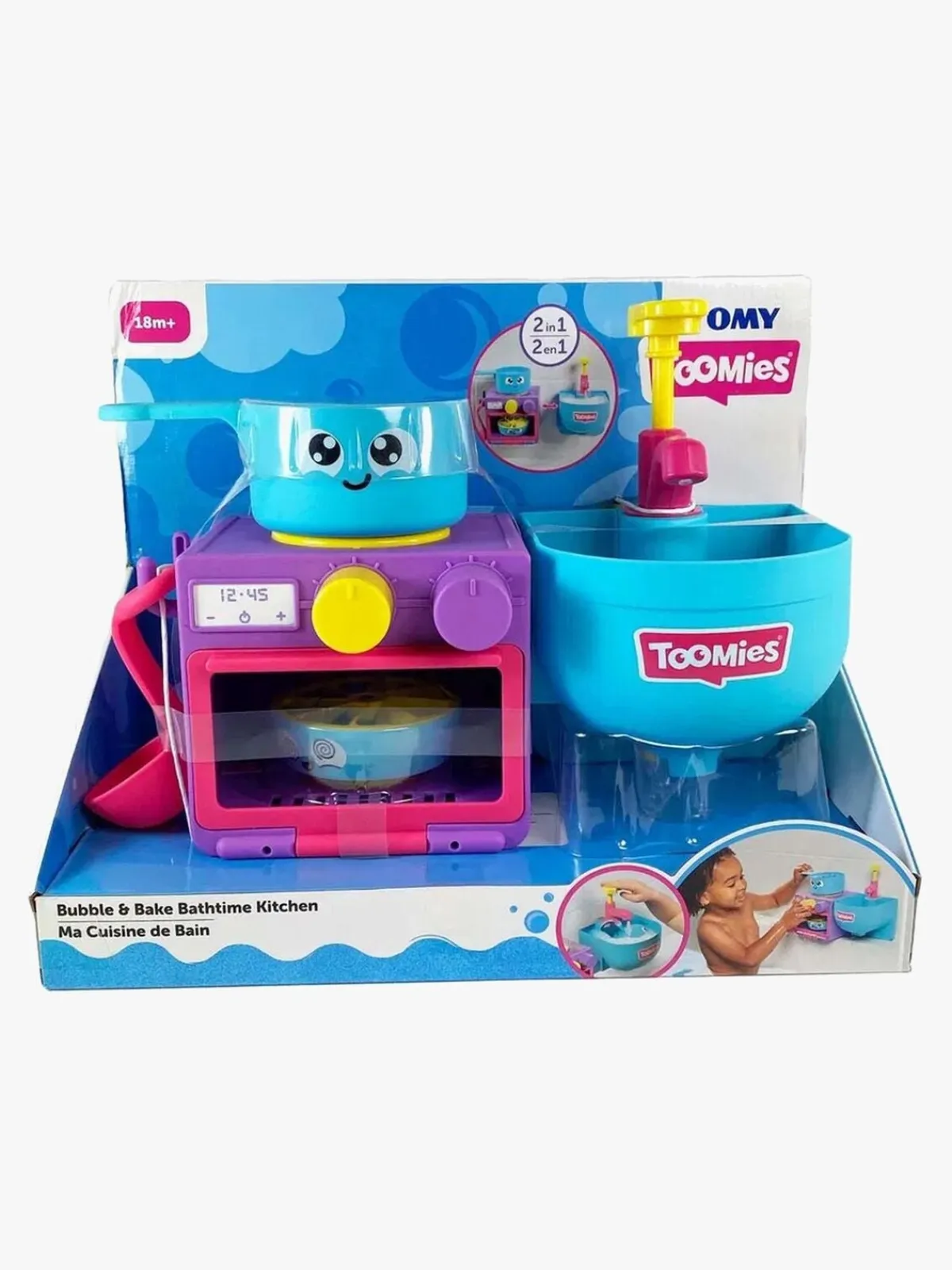 Vandlegetøj|Toomies Bubble & Bake Bathtime Kitchen 2-i-1 Badelegetøj